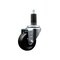 Service Caster 3'' SS Hard Rubber Wheel Swivel 1-1/4'' Expanding Stem Caster SCC-SSEX20S314-HRS-114 - alternate 1